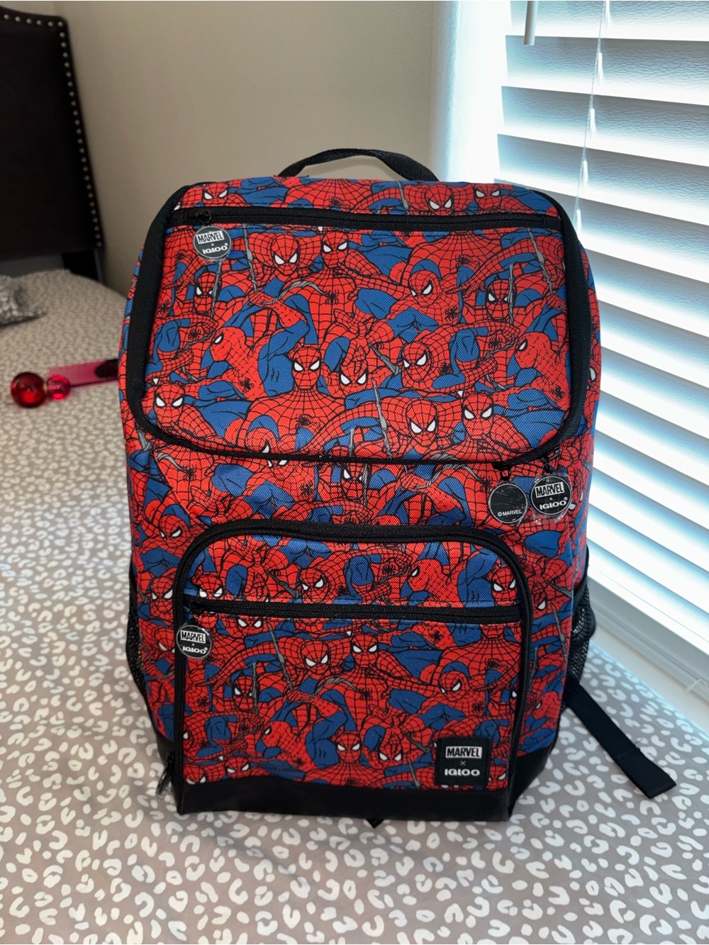 Marvel x Igloo Spider-Man insulated backpack cooler